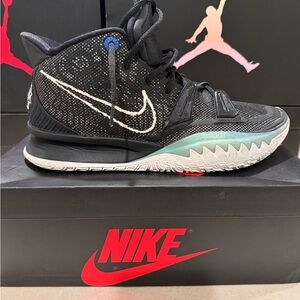 Nike Black and White High-Top Sneakers